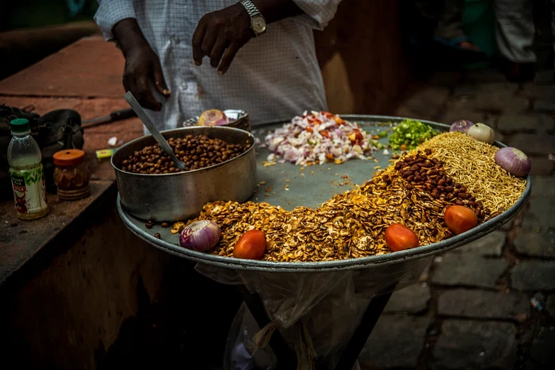 Amritsari bhel street food